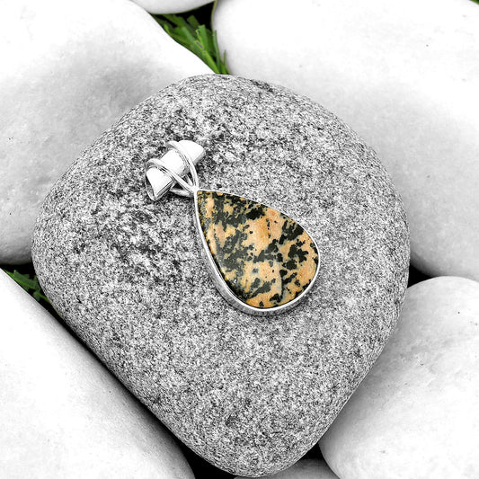 Natural Russian Honey Dendrite Opal Pendant P-1304 SDP132760