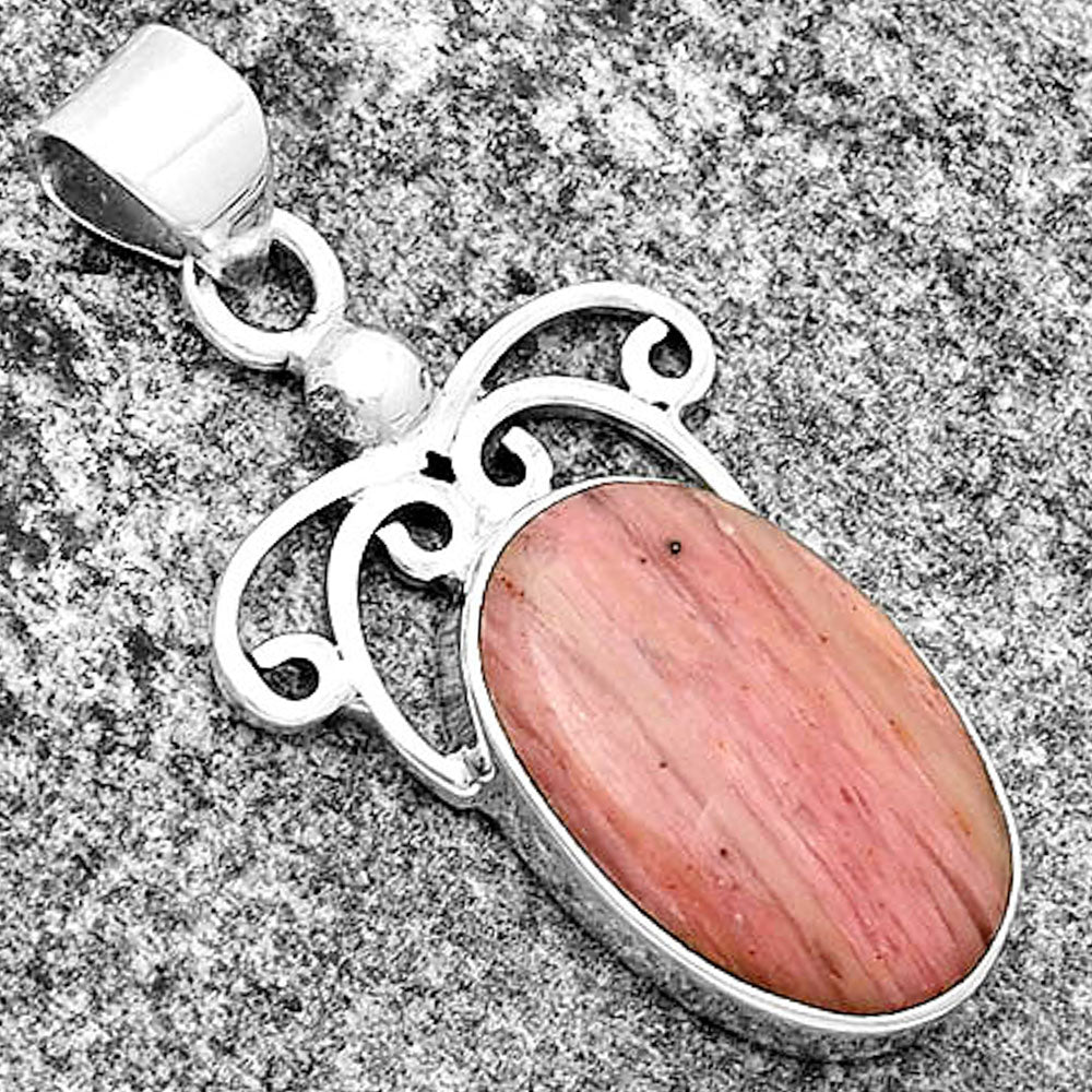 Natural Pink Tulip Quartz Pendant P-1239 SDP132932