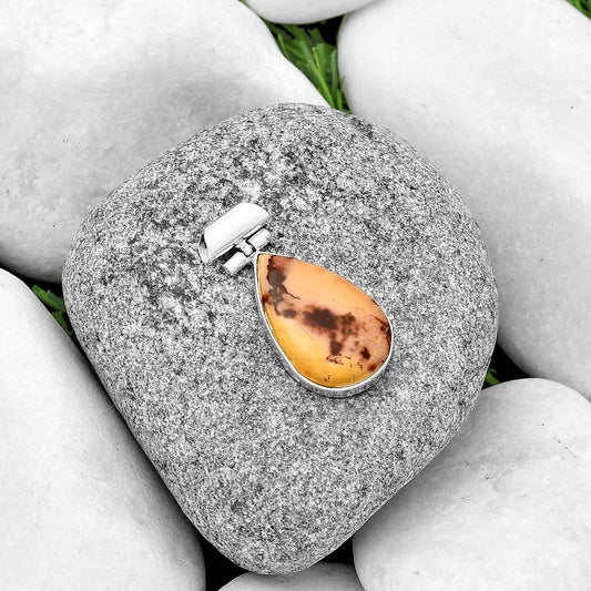 Natural Indian Paint Gemstone Pendant P-1621 SDP133022