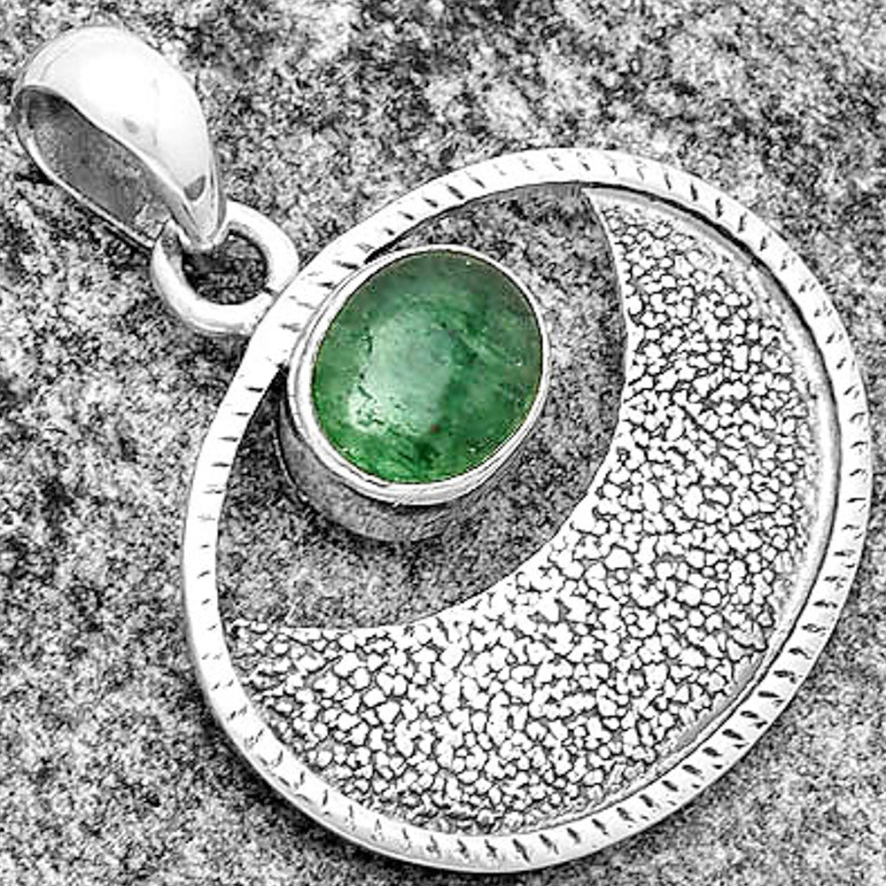 Natural Green Aventurine Pendant P-1630 SDP133038