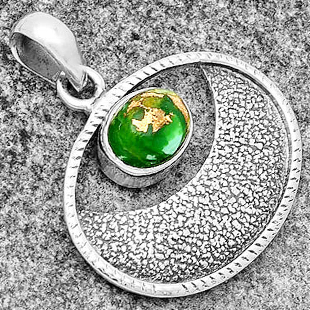 Copper Green Turquoise - Arizona Pendant P-1630 SDP133056