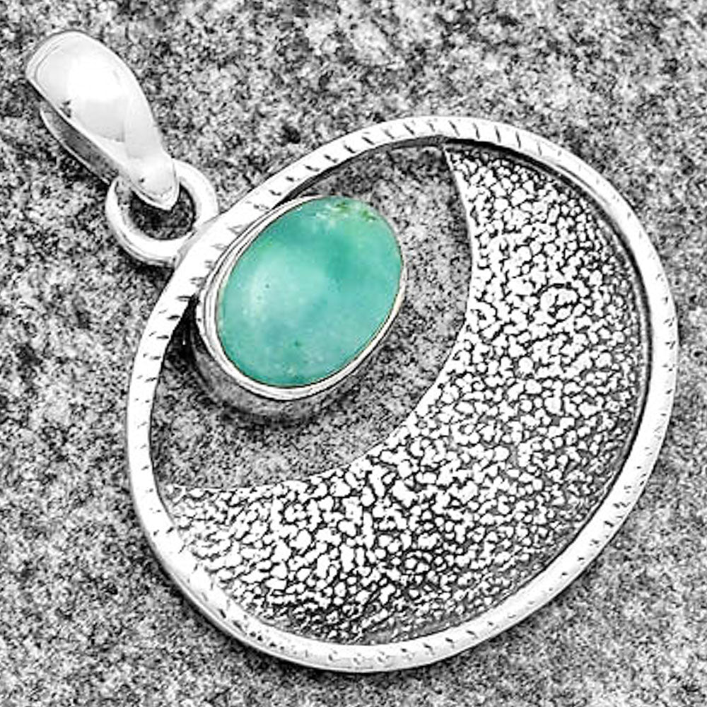 Natural Paraiba Amazonite Pendant P-1630 SDP133057