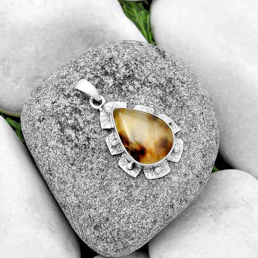 Natural Montana Agate - USA Pendant P-1485 SDP133079