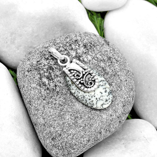 Merlinite Dendritic Opal - Turkey Pendant P-1313 SDP133192