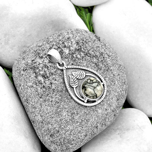 Natural Pinolith Stone Pendant P-1138 SDP133238