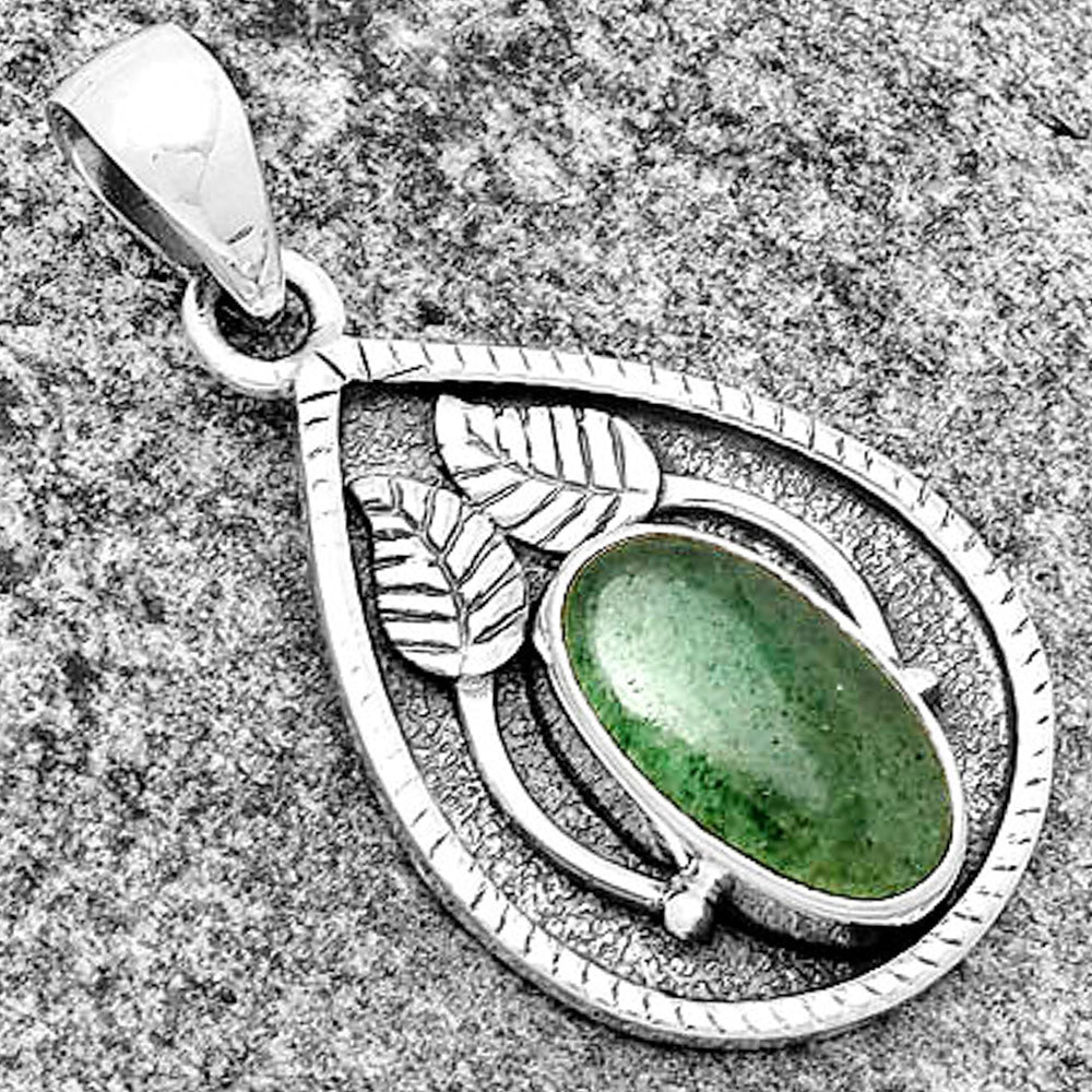 Natural Green Aventurine Pendant P-1138 SDP133241