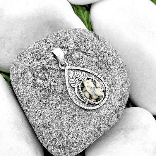 Natural Pinolith Stone Pendant P-1138 SDP133242
