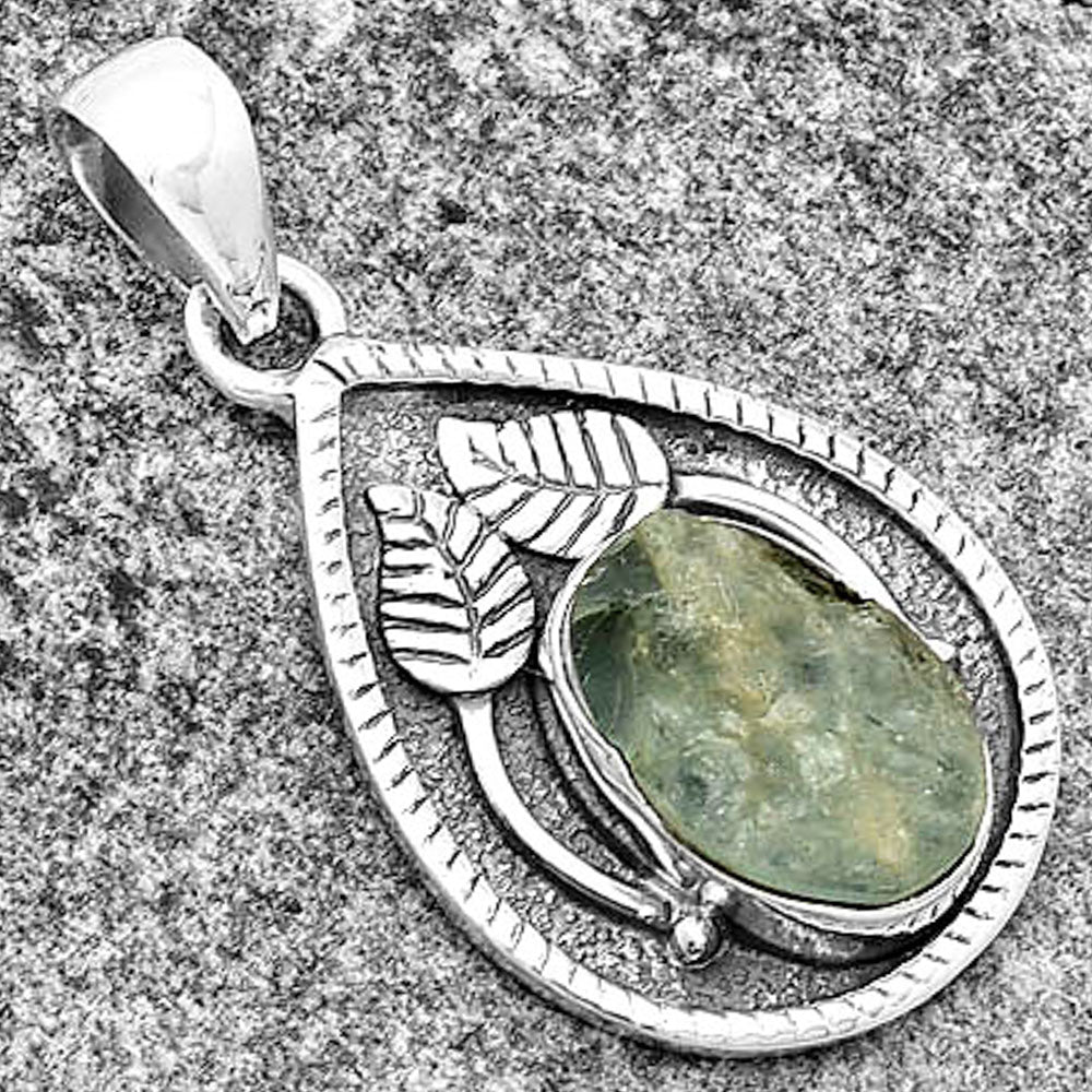 Natural Aquamarine Rough - Brazil Pendant P-1138 SDP133243