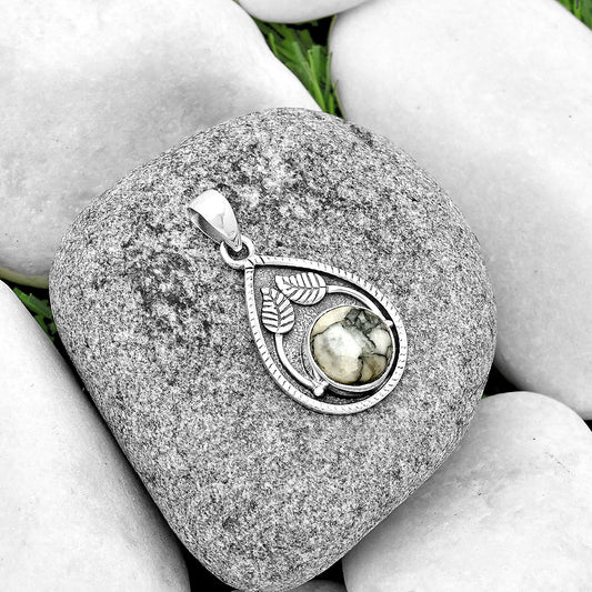 Natural Pinolith Stone Pendant P-1138 SDP133245