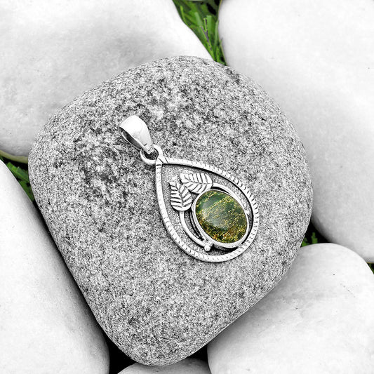 Natural Green Fuchsite Pendant P-1138 SDP133255