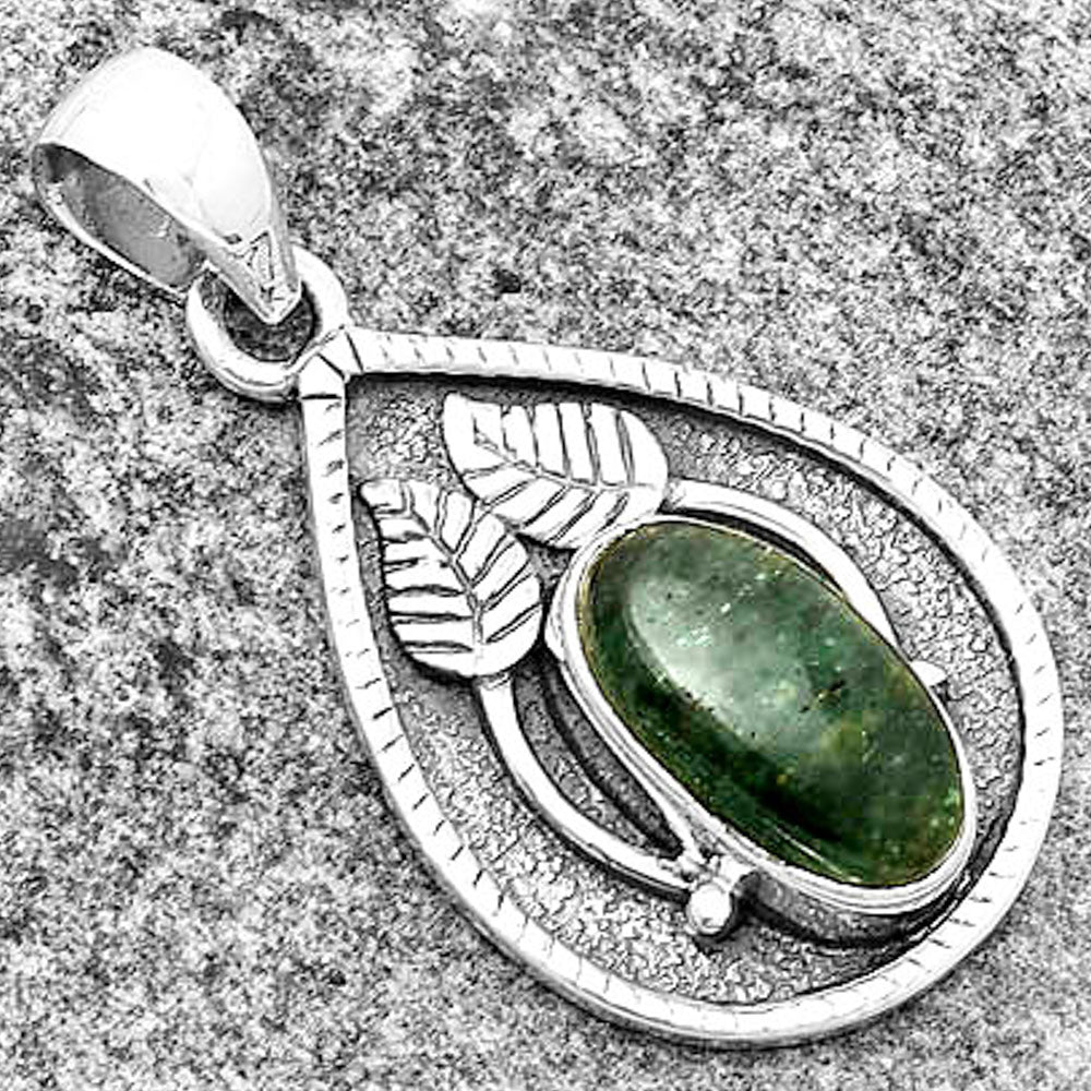 Natural Green Aventurine Pendant P-1138 SDP133256