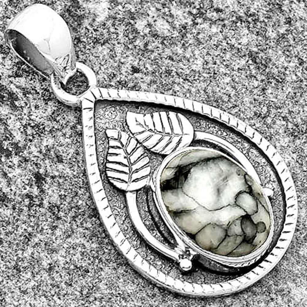 Natural Pinolith Stone Pendant P-1138 SDP133261