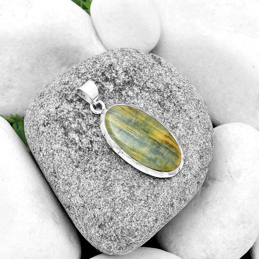 Natural Blue Aragonite Pendant P-1110 SDP133346