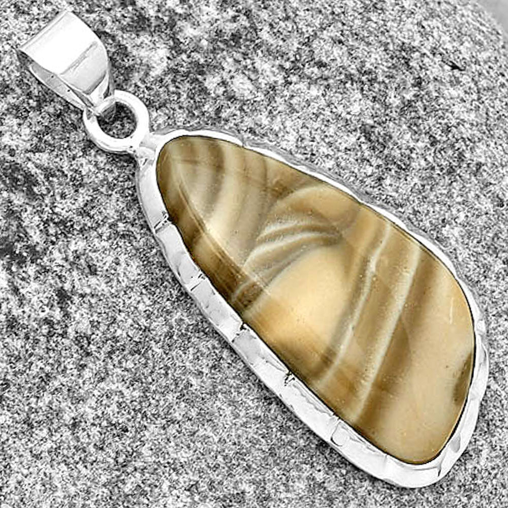 Natural Flint Stone Pendant P-1110 SDP133350