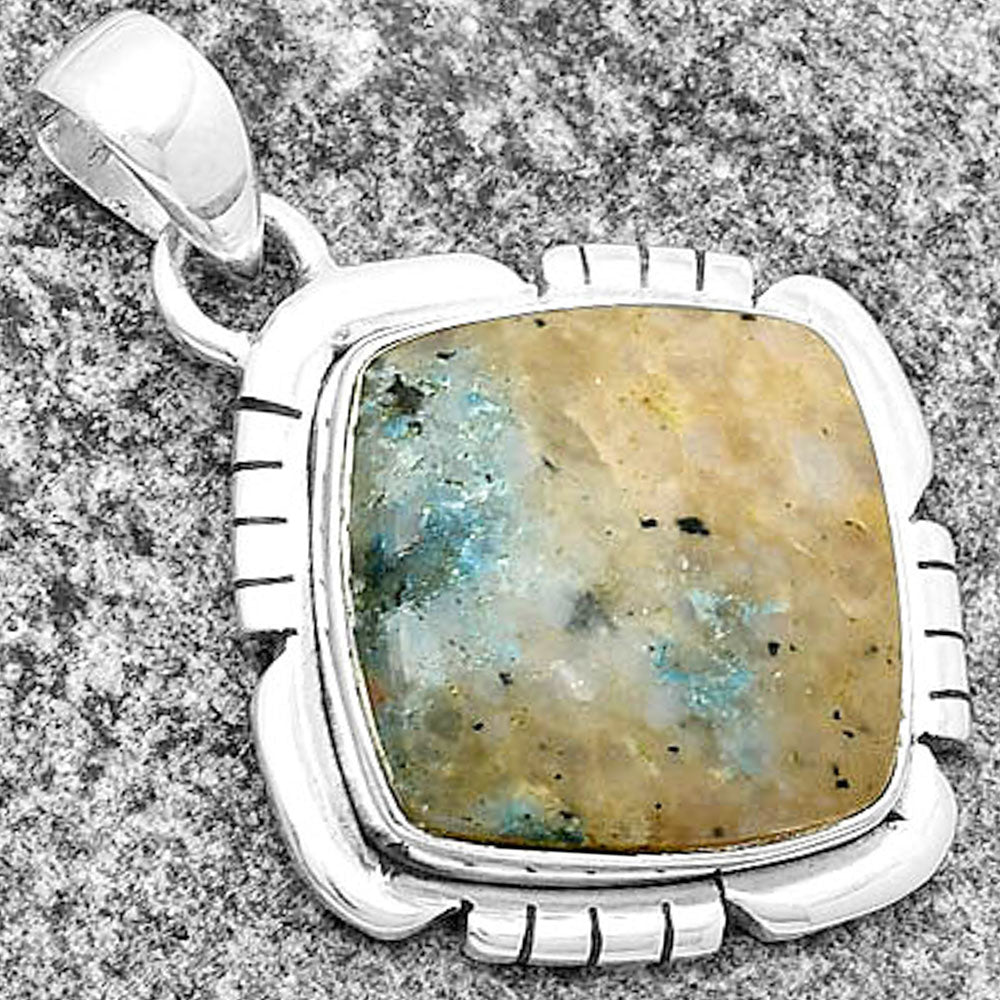 Natural Cavansite - India Pendant P-1179 SDP133467