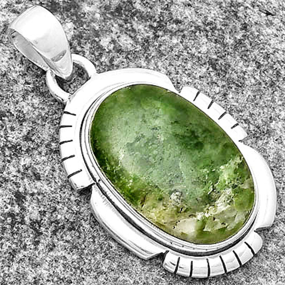 Natural Serpentine Pendant P-1179 SDP133476