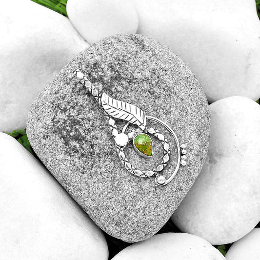 Copper Green Turquoise - Arizona Pendant P-1215 SDP133839