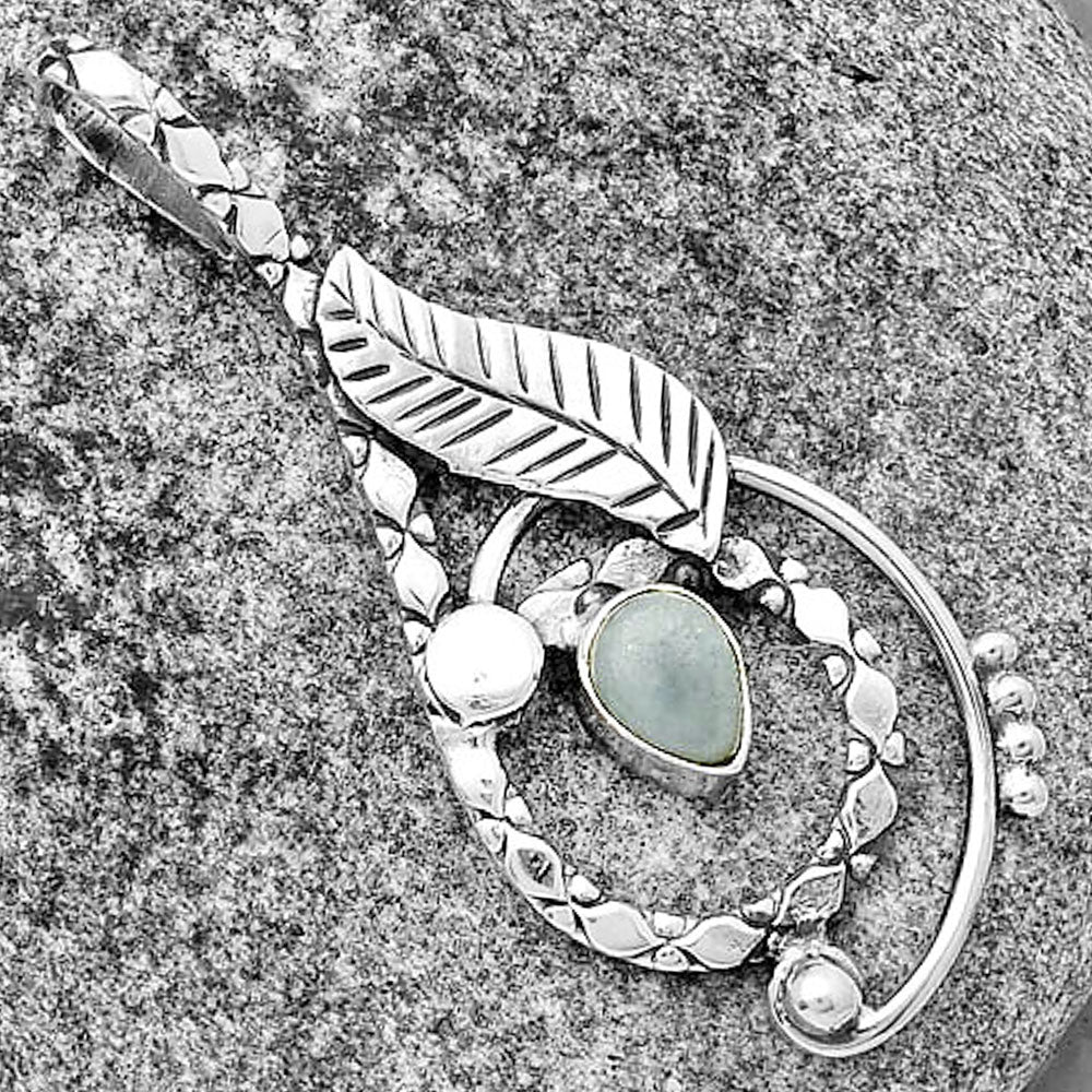 Natural Angelite Pendant P-1215 SDP133860