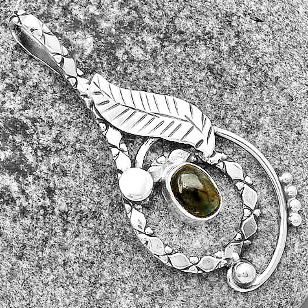 Natural Nuummite Pendant P-1215 SDP133863