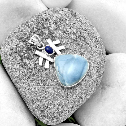 Natural Owyhee Opal & Lapis Lazuli Pendant P-1046 SDP134038