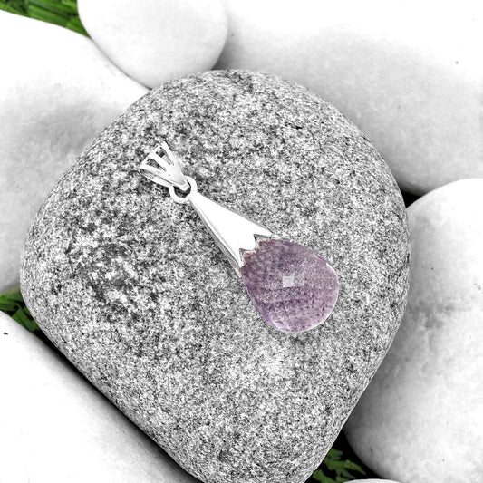 Amethyst Briolette Drop - Brazil Pendant P-1016 SDP134085