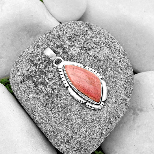 Natural Pink Tulip Quartz Pendant P-1179 SDP134299