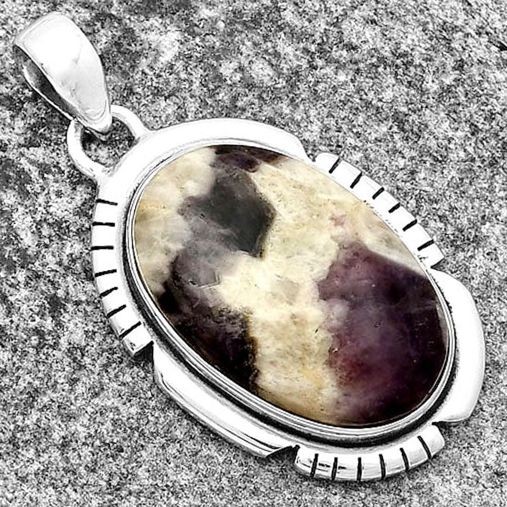 Natural Chevron Amethyst Pendant P-1179 SDP134304