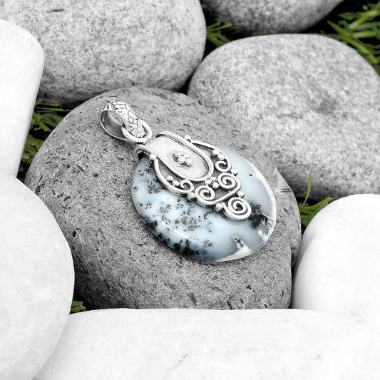 Merlinite Dendritic Opal - Turkey Pendant P-1313 SDP134455