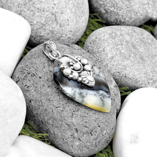 Merlinite Dendritic Opal - Turkey Pendant P-1313 SDP134522