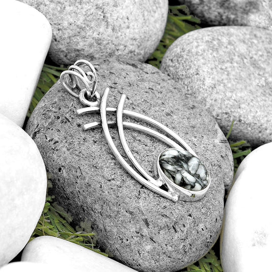 Natural Pinolith Stone Pendant P-1010 SDP134539