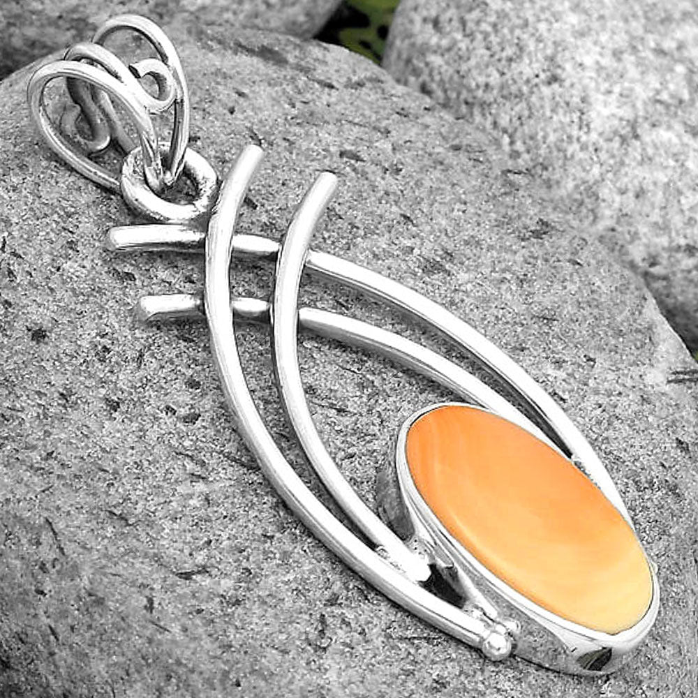 Natural Spiny Oyster Shell - Arizona Pendant P-1010 SDP134540