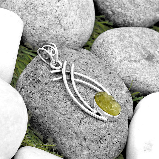 Natural Green Kyanite Rough - India Pendant P-1010 SDP134558