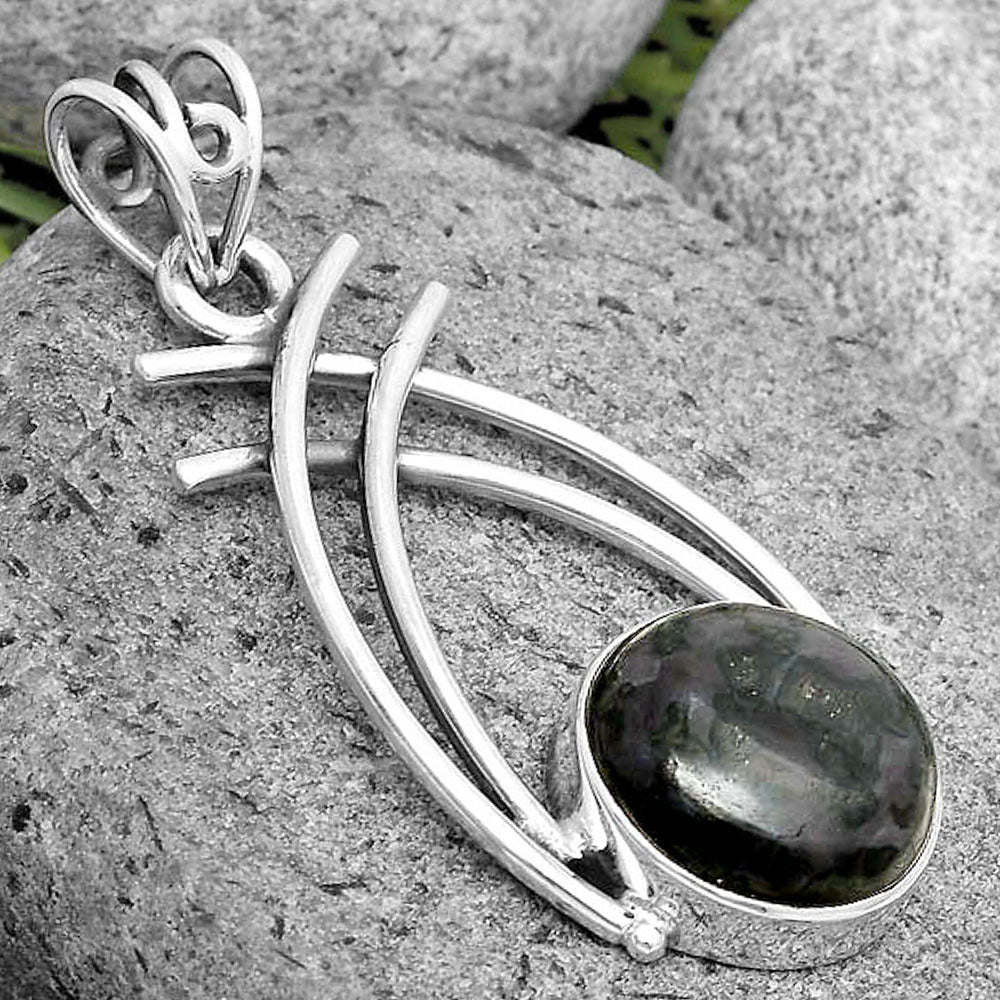 Natural Indigo Gabbro Pendant P-1010 SDP134568