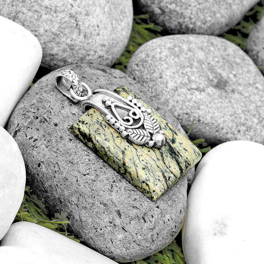 Southwest Natural Morrisonite Jasper Pendant P-1313 SDP134576