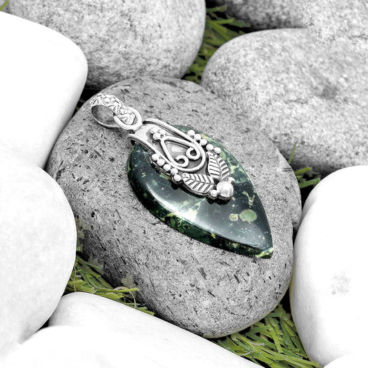 Southwest Natural Star Galaxy Jasper Pendant P-1313 SDP134577