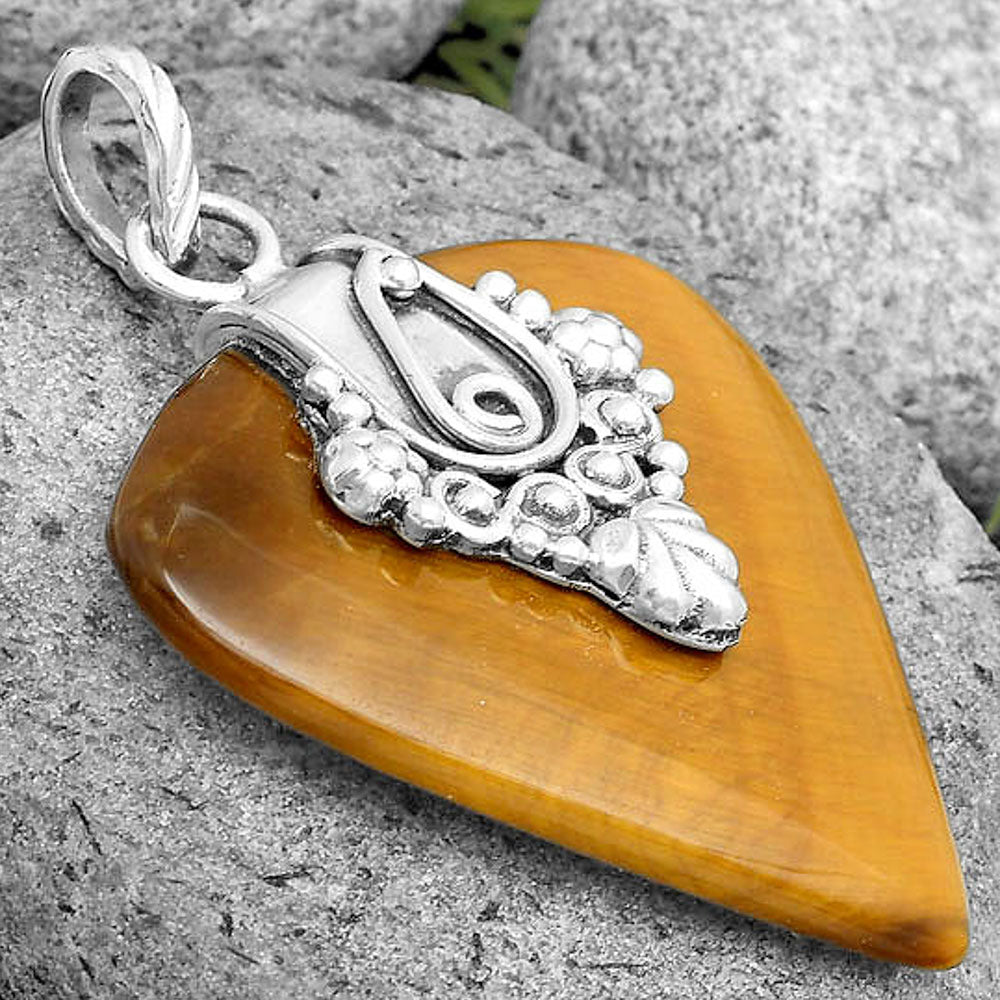 Natural Tiger Eye - Africa Pendant P-1313 SDP134649