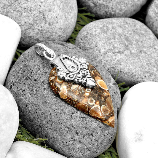 Natural Turtella Jasper - USA Pendant P-1313 SDP134653