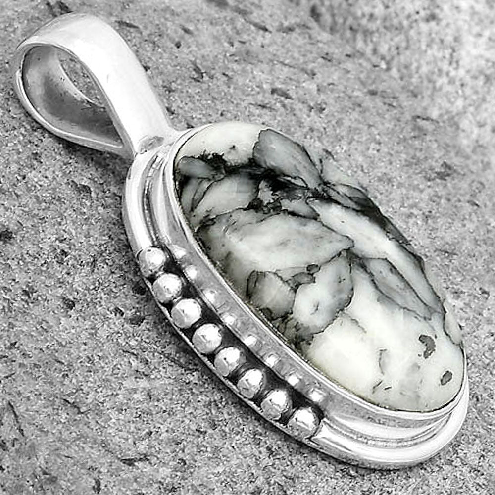 Natural Pinolith Stone Pendant P-1326 SDP134719