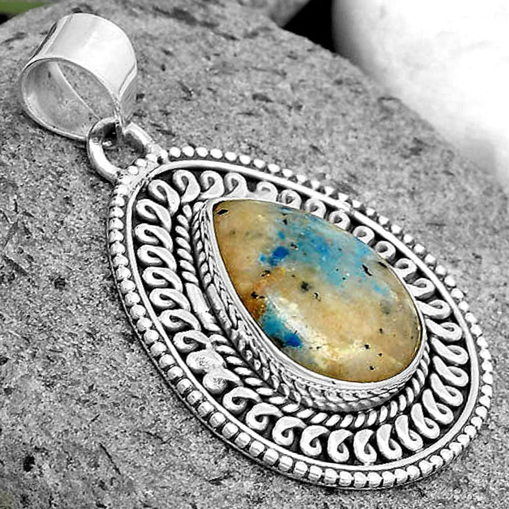 Natural Cavansite - India Pendant P-1537 SDP135210