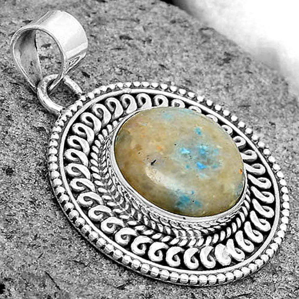 Natural Cavansite - India Pendant P-1537 SDP135217