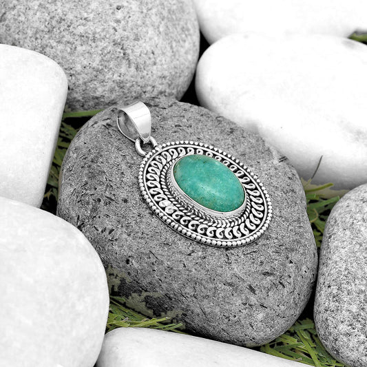 Natural Paraiba Amazonite Pendant P-1537 SDP135219