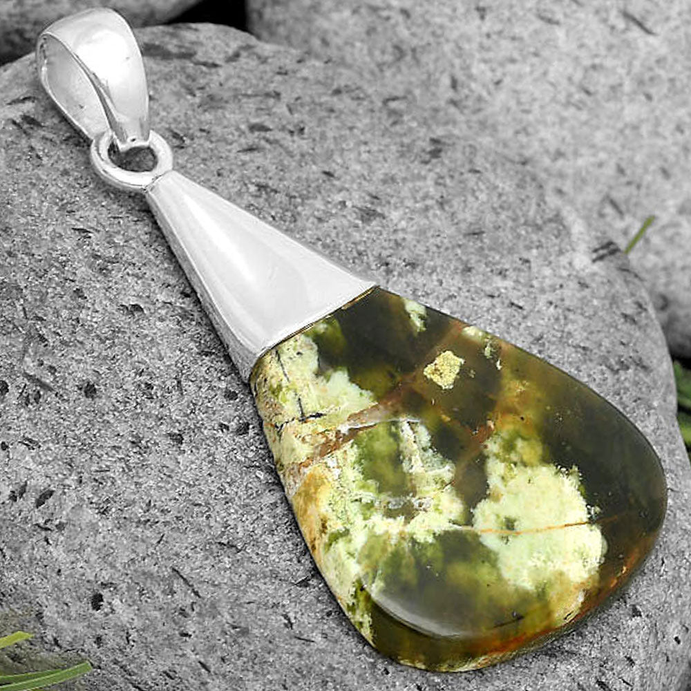 Natural Chrome Chalcedony Pendant P-1016 SDP135395