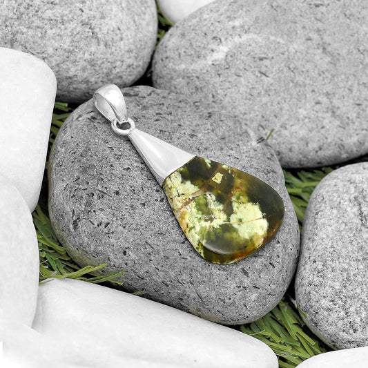 Natural Chrome Chalcedony Pendant P-1016 SDP135395