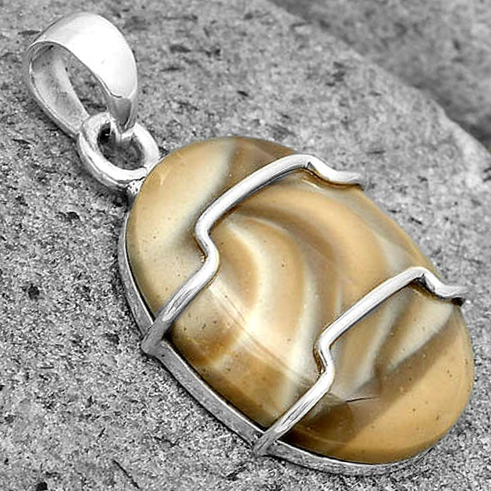 Natural Flint Stone Pendant P-1638 SDP135483