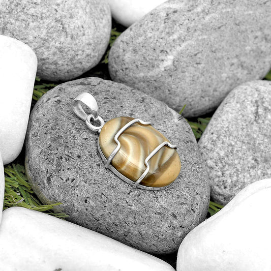 Natural Flint Stone Pendant P-1638 SDP135483