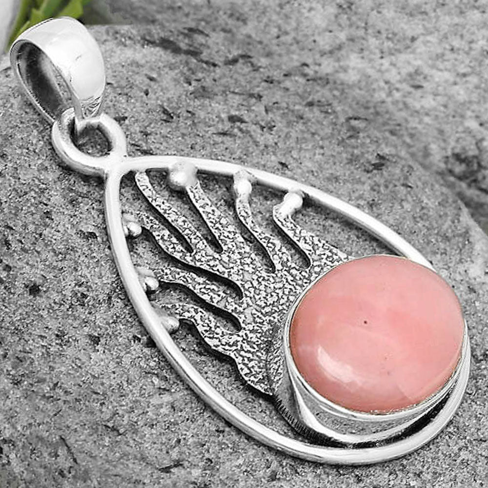 Natural Guava Quartz - Brazil Pendant P-1209 SDP136217