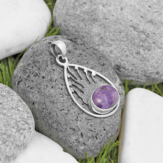 Natural Lavender Jade Pendant P-1209 SDP136218