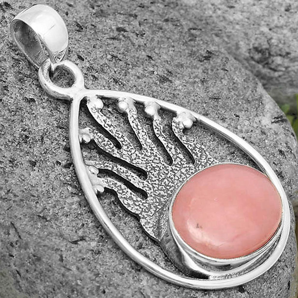 Natural Guava Quartz - Brazil Pendant P-1209 SDP136224