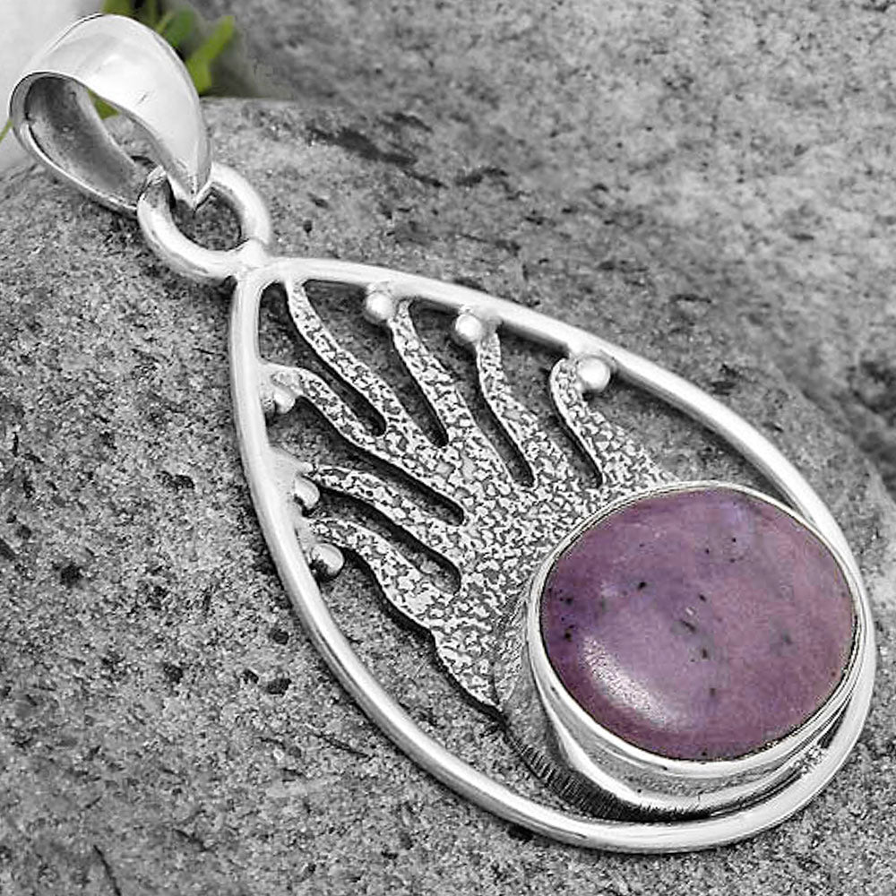 Natural Lavender Jade Pendant P-1209 SDP136228