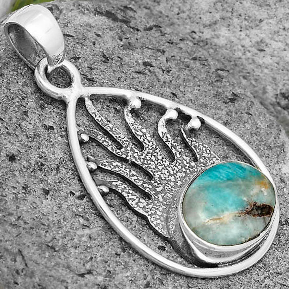 Natural Paraiba Amazonite Pendant P-1209 SDP136233